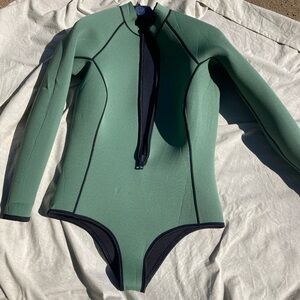 XL plus size Wetsuit DD-H cup 3mm spring suit cold water busty fit